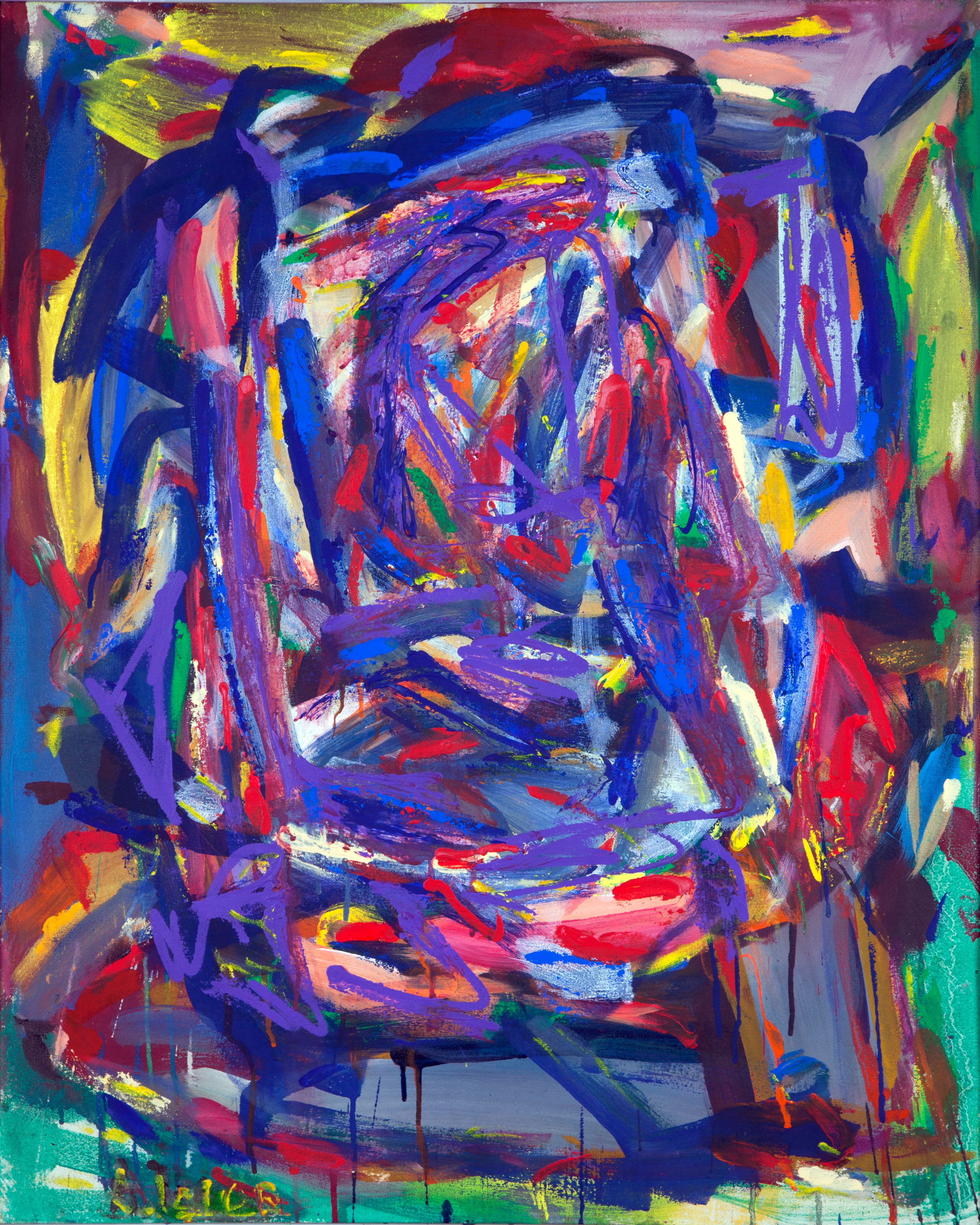 Violetta – Tuval Üzertine Akrilik, 1990