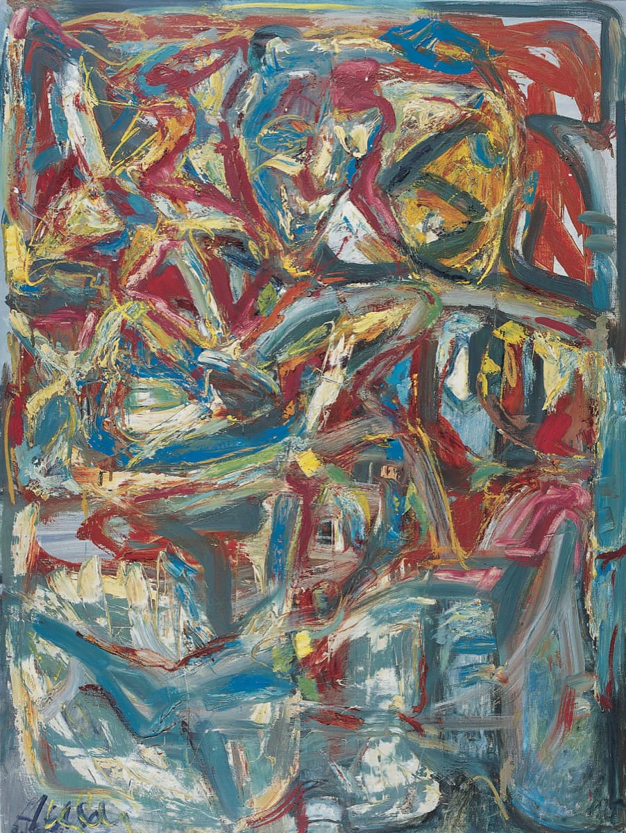 İblis ve İnsan – Tuval Üzerine Yağlıboya, 1980