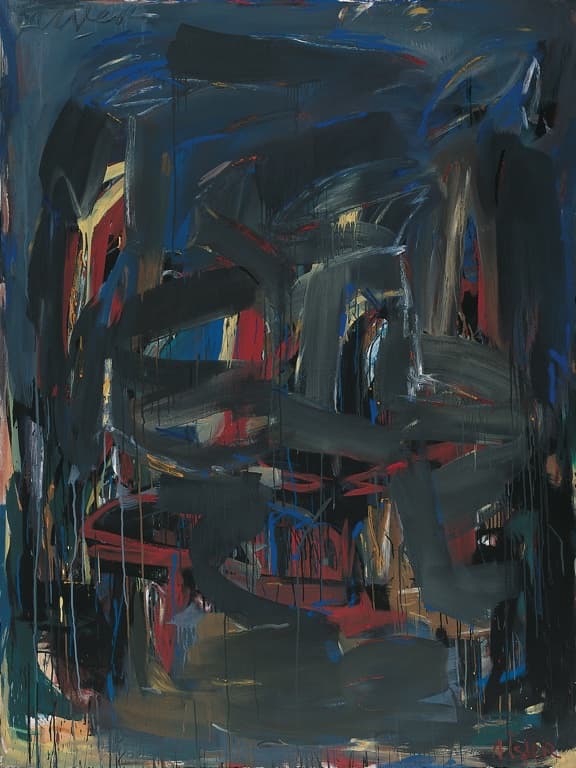 Afro – Tuval Üzerine Akrilik, 1992