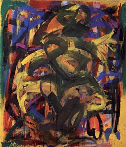 Altın Kesim – Tuval Üzerine Akrilik, 1990