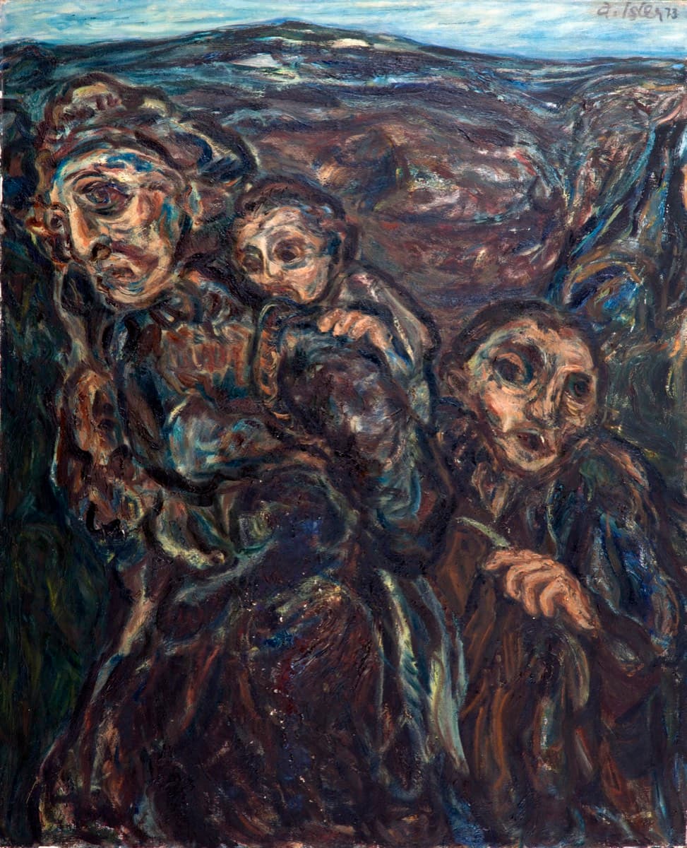Anne ve Çocuklar – Tuval Üzerine Yağlıboya, 1973