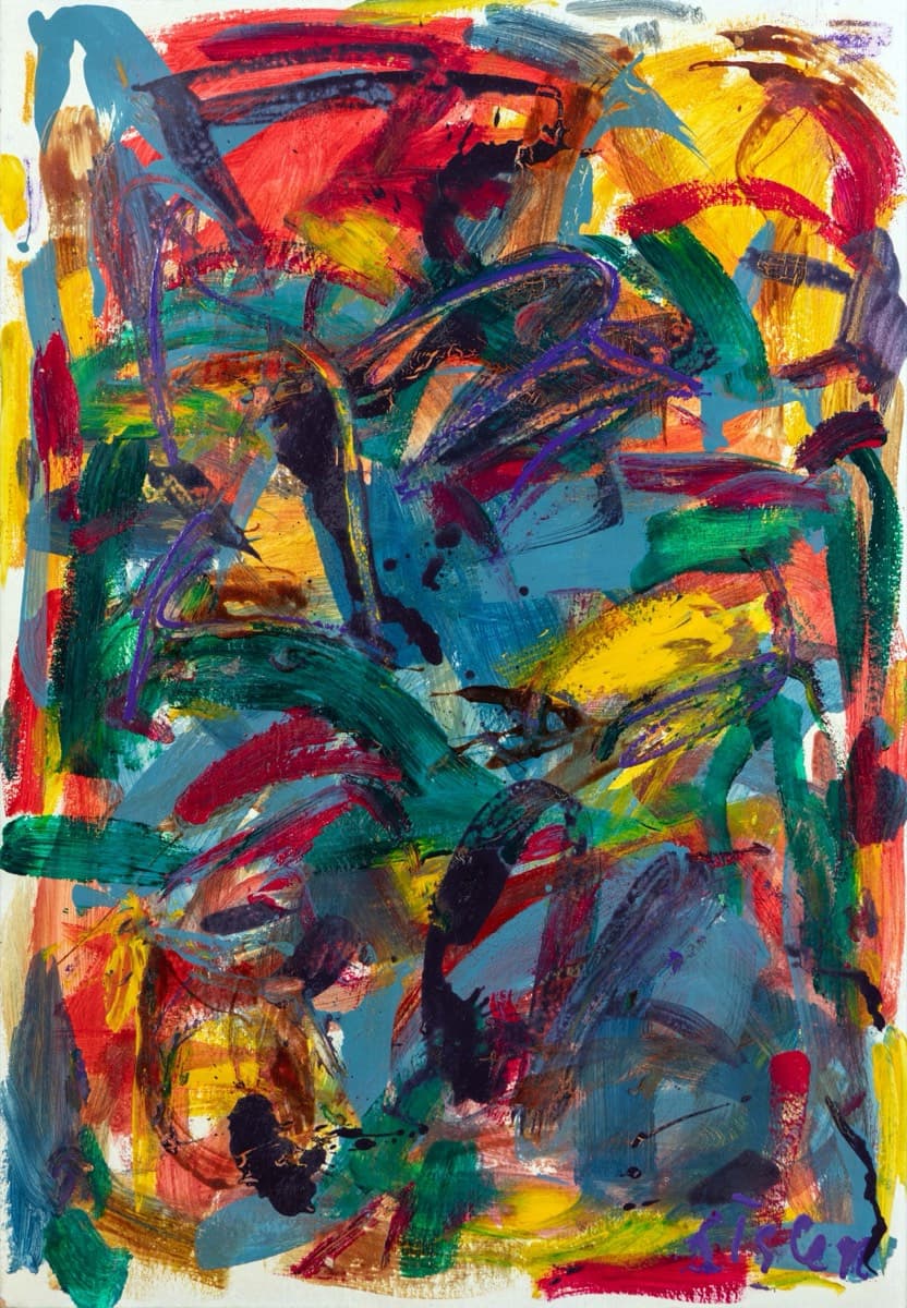 Baharın Şarkısı – Mukavva Üzerine akrilik, 2005