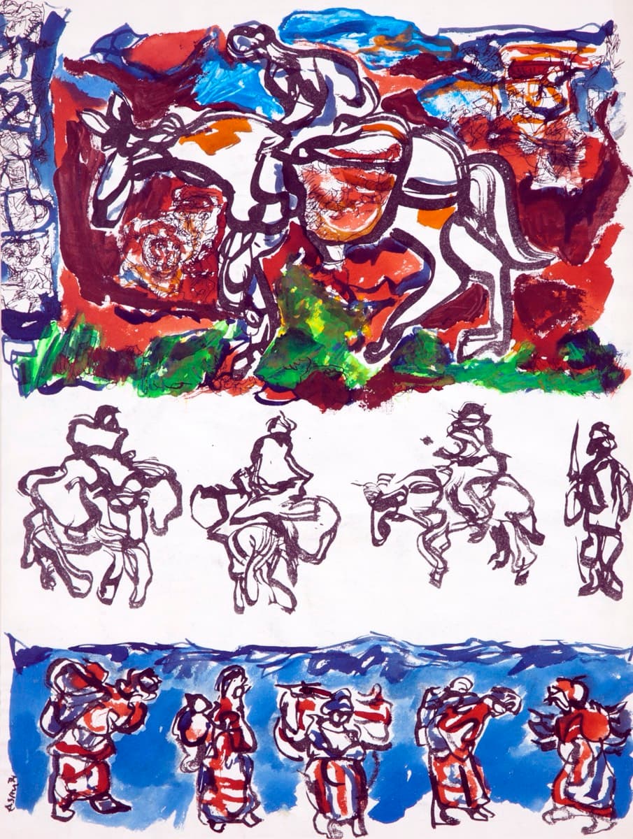 Ekin Vakti – Kağıt Üzerine Karışık Teknik, 1971