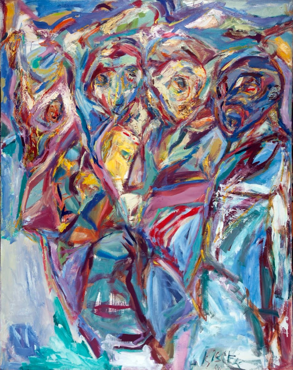 Fresco – Tuval Üzerine Yağlıboya, 1985