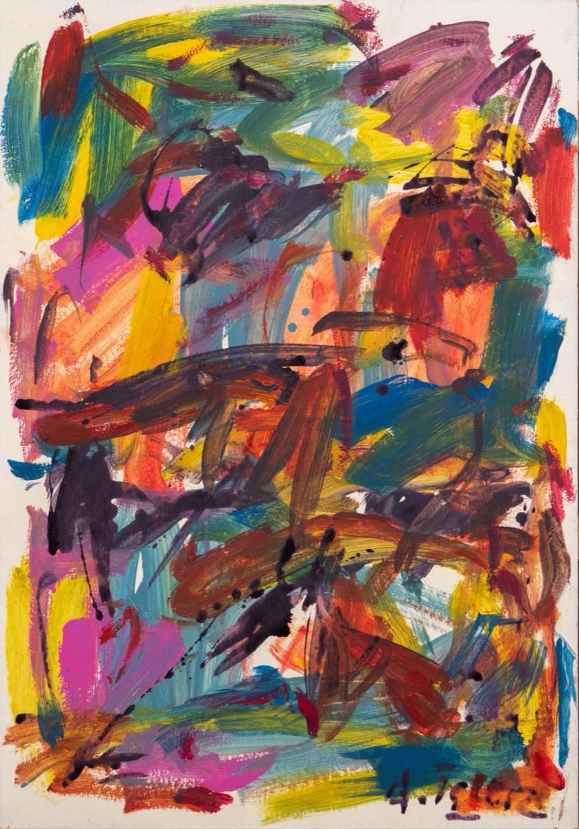 Güneyin Gülleri – Mukavva Üzerine Akrilik, 2005