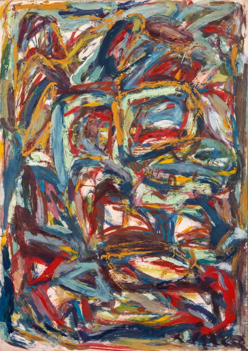 Great Romance – Karton Üzerine Yağlıboya Tuvale Marufle, 1989