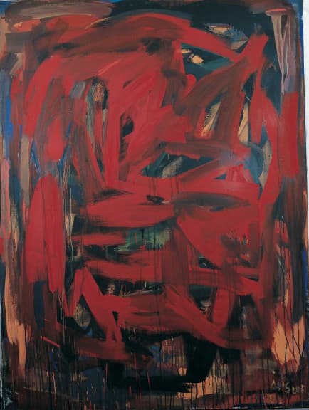 Kristal Yağmur – Tuval Üzerine Akrilik, 1992