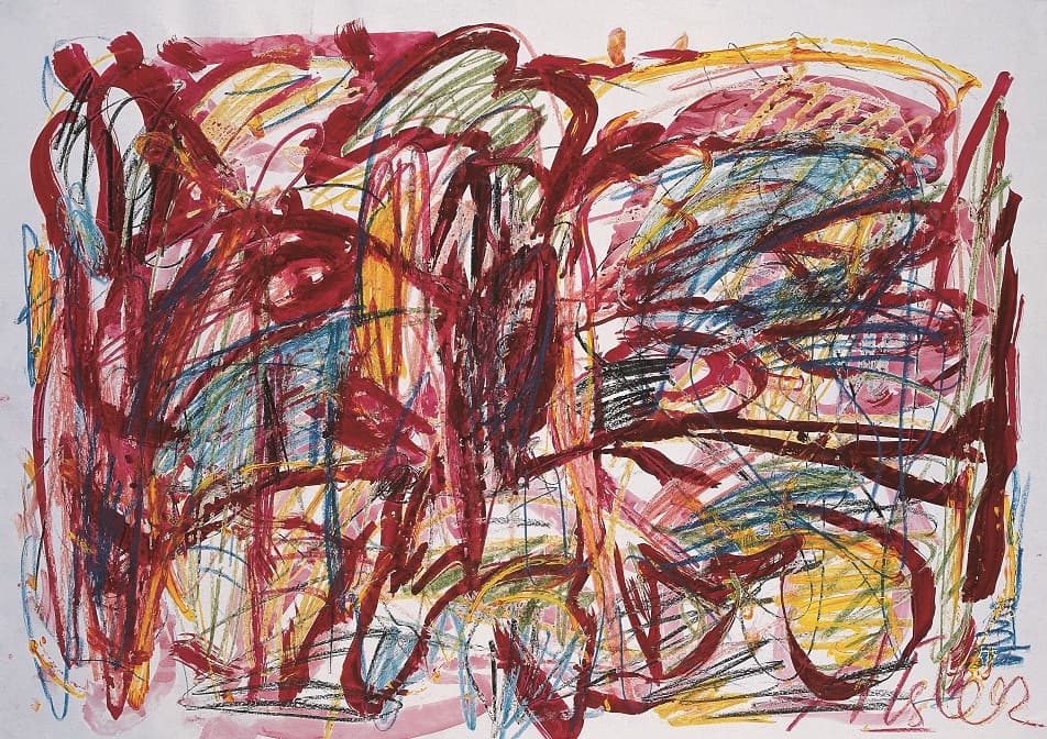 Maskeler – Karton Üzerine Akrilik Tuvale Marufle, 2002