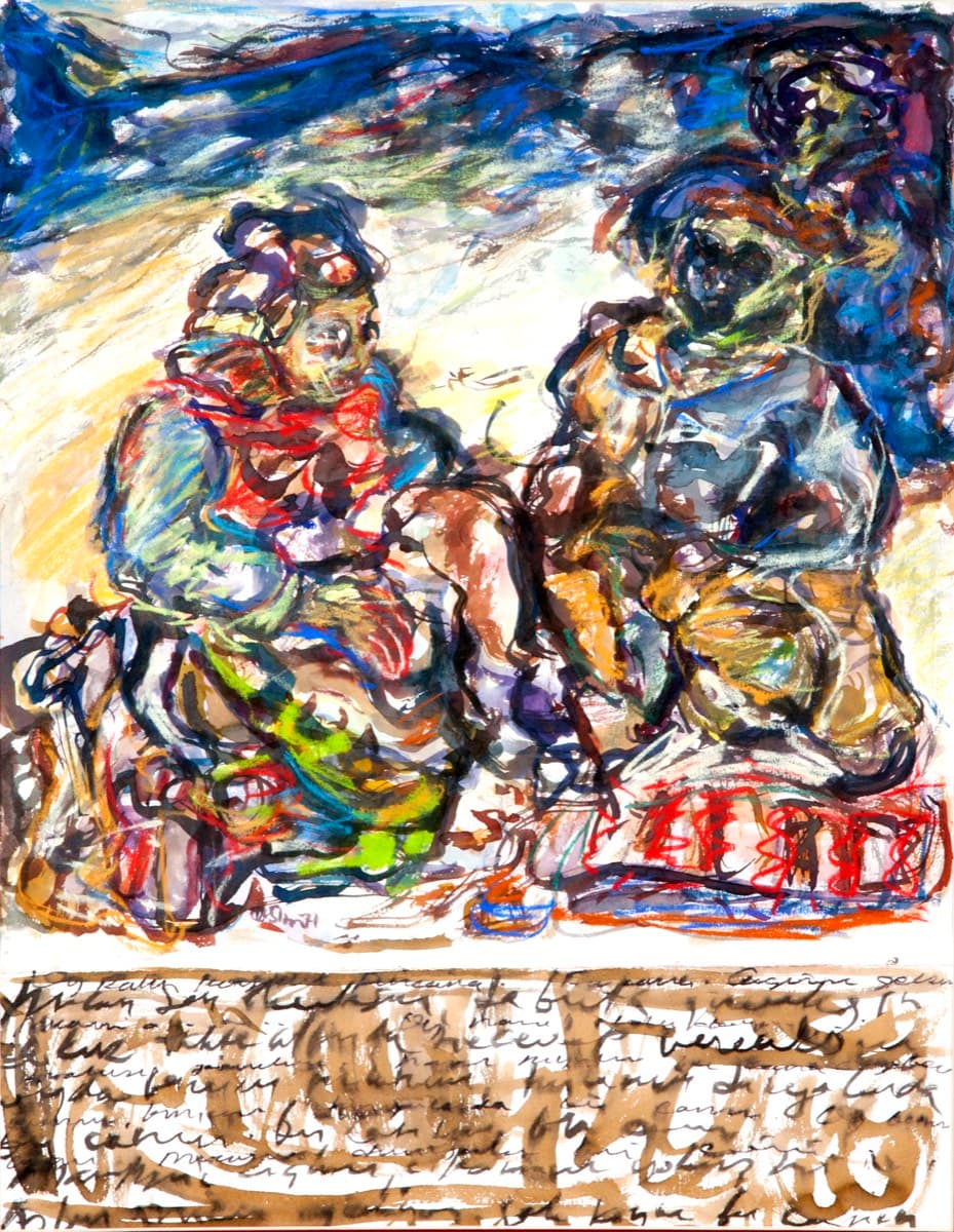 Pazaryeri – Karton Üzerine Karışık Teknik, 1971