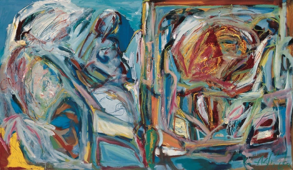 Pierro'nun Çifte Portresi – Tuval Üzerine Yağlıboya, 1985