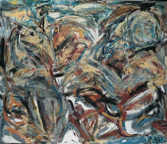 Soyut Kompozisyon – Tuval Üzerine Yağlıboya, 1984