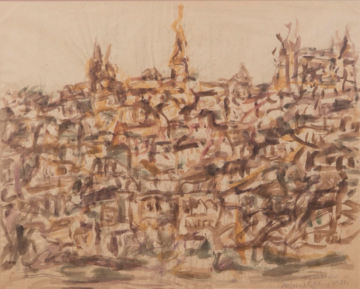 Toledo – Kağıt Üzerine Çini Mürekkebi, 1974