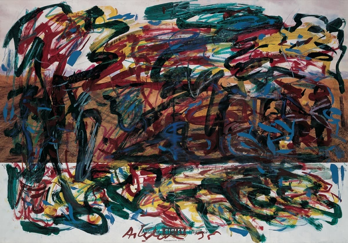 Yürüyüş – Kağıt üzerine akrilik, 1995