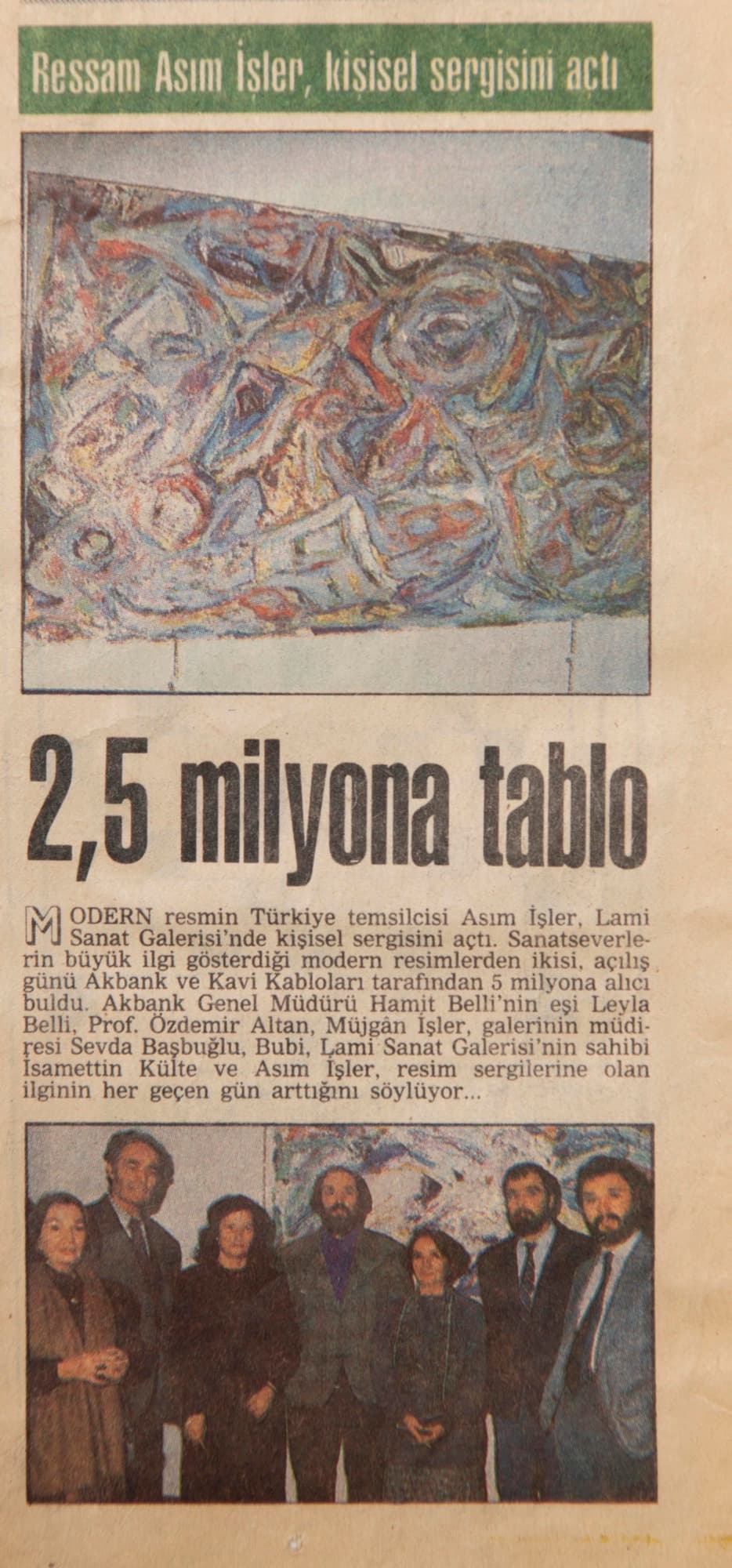 2.5 Milyona Tablo, 1990