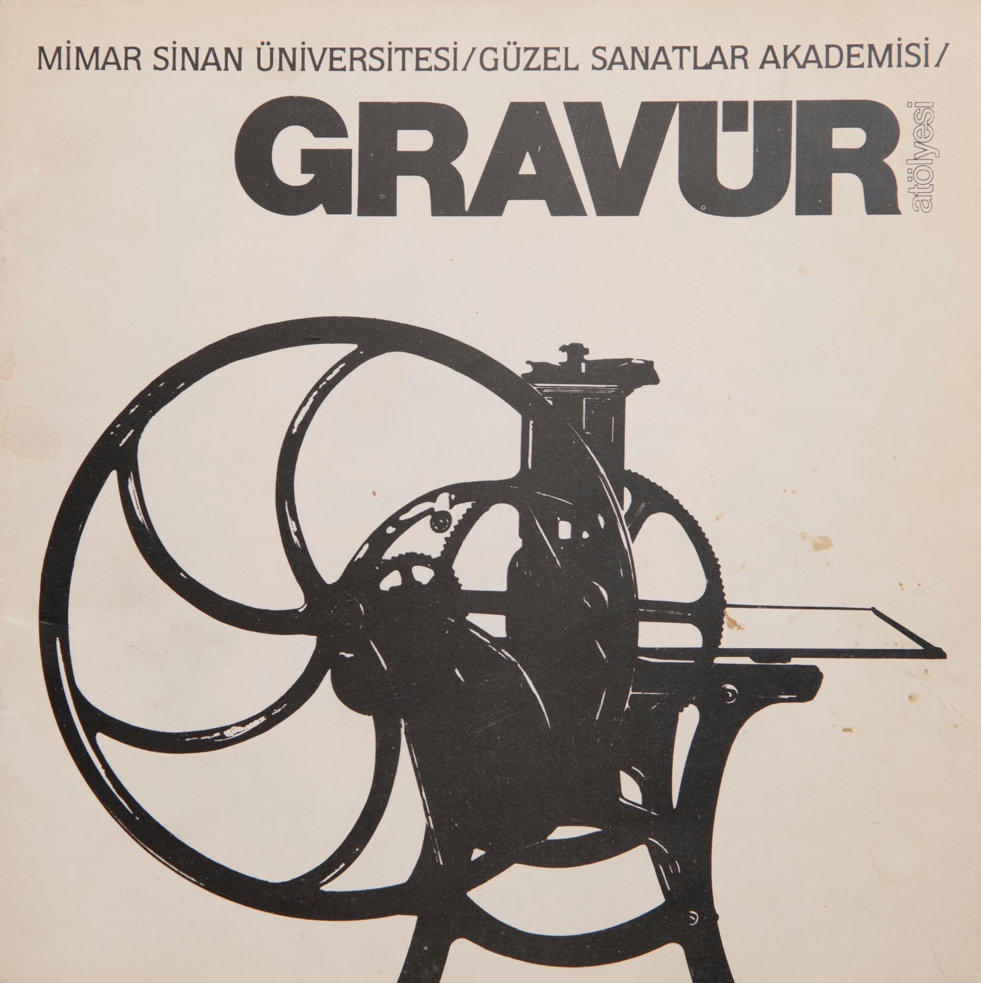 Mimar Sinan Üniversitesi Resim Bölümü Gravür Atölyesi 1937-1987 Sergisi Kataloğu, Atatürk Kültür Merkezi, İstanbul 1987